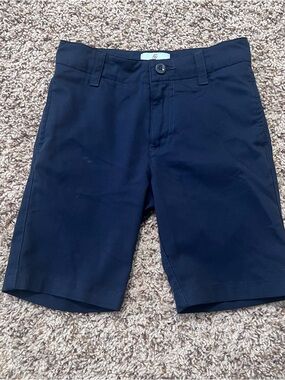 Class Club Boys Performance Modern Fit Navy Shorts Size 6